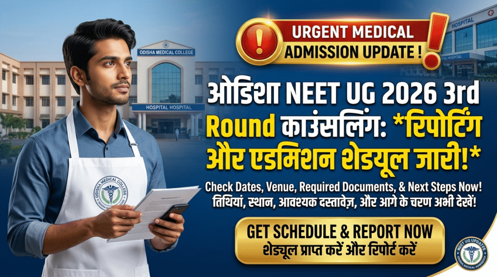 Odisha NEET UG 2026