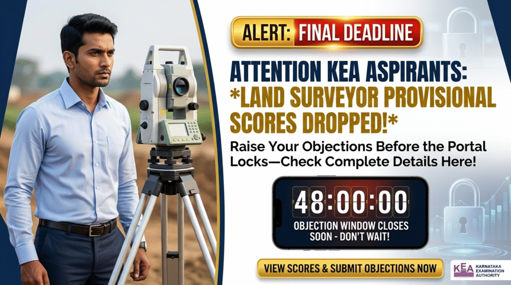 KEA Land Surveyor Provisional Result 2026 Released