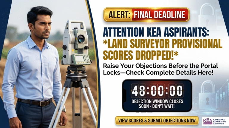 KEA Land Surveyor Provisional Result 2026 Released